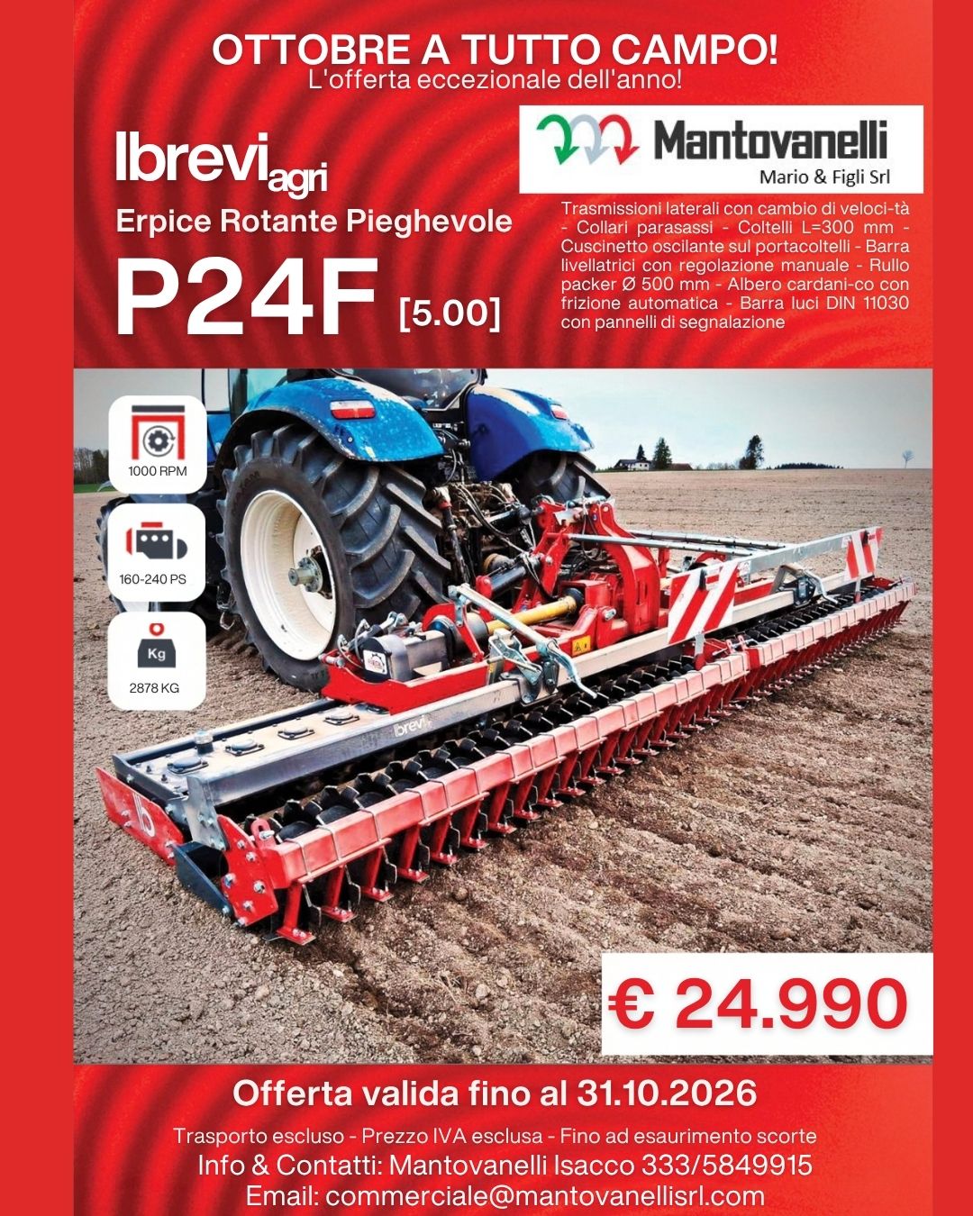 𝕆𝕋𝕋𝕆𝔹ℝ𝔼 𝔸 𝕋𝕌𝕋𝕋𝕆 ℂ𝔸𝕄ℙ𝕆 !  Offerta Breviglieri su macchine selezionate😎