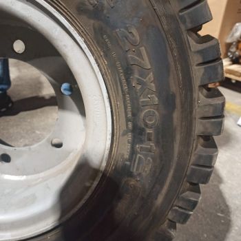 n.1 ruota 27/10r12.5 con cerchio per aratro webp s