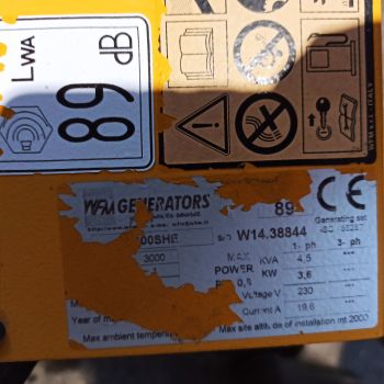 electricity generator wfm mod.4200she webp s