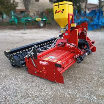 interratrice forigo mod.g35/250 con seminatrice apv 